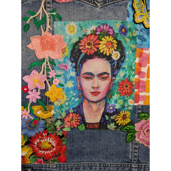 Refreshed - Apt. 9 Upcycled Denim Jacket Size M - Picture 4 of 8